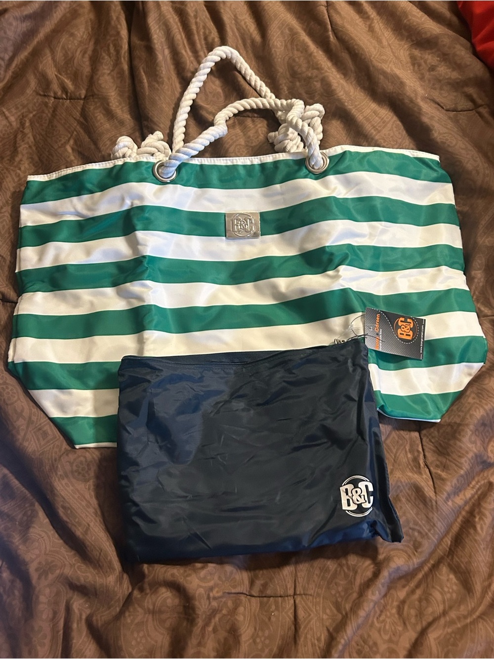 Beach tote bag
